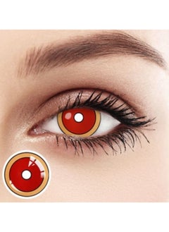 Unibling Rengoku Kyoujurou Yearly Colored Contact Lenses, Unisex Cosmetic Cosplay Contact Lenses, Enlargement Collection, Orange, With Case  - Image 3