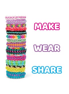 Rainbow Loom ® Mega Combo Set, Features 7000+ Colorful Rubber Bands, 2 Step-By-Step Bracelet Instructions, Organizer Case, Great Gift For Kids 7+ To Promote Fine Motor Skills (Packaging May Vary)  - Image 1