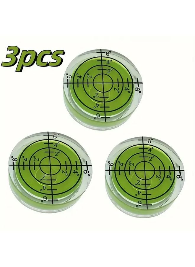 Green Circular Bubble Level 32X7mm For Micro Leveling Of Turntables Cameras Tripods Telescopes - Image 1