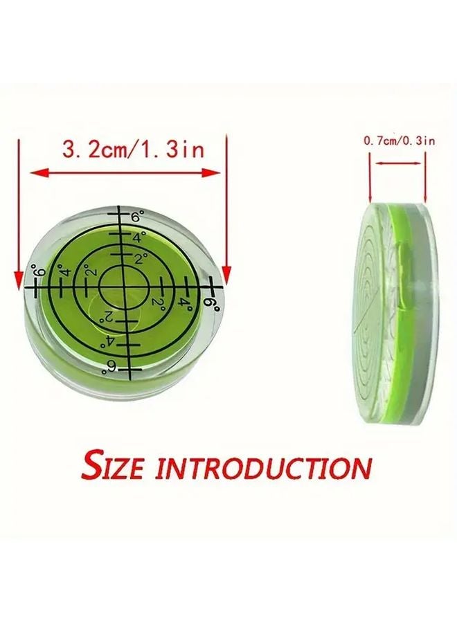Green Circular Bubble Level 32X7mm For Micro Leveling Of Turntables Cameras Tripods Telescopes - Image 4