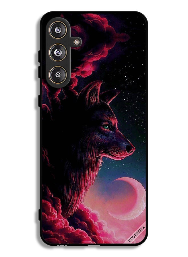 Covernex Samsung Galaxy M55 5G Protective Case Cover Wolf Art - Image 1