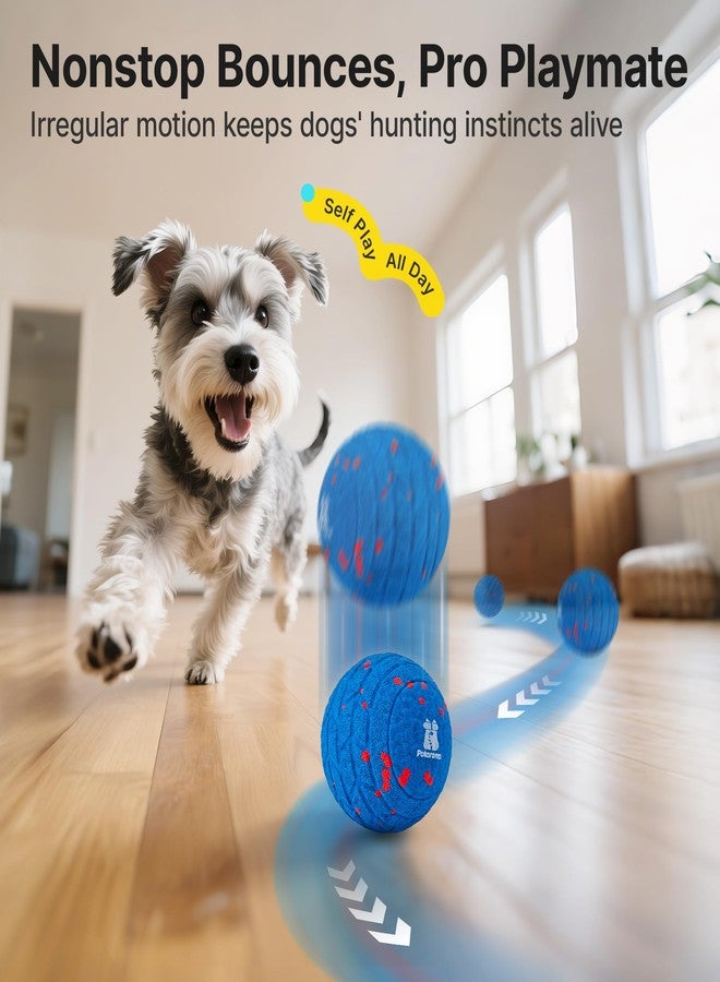 Potaroma Dog Toys Ball, Interactive Motion Activated 3 Mode Automatic Bouncing Ball Toys Durable E-TPU Material for Medium/Large Dogs,USB Rechargeable 2.9 Inches - Image 2