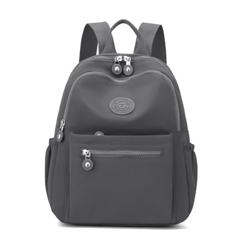 Tanweibago Mini Nylon Women Backpacks11L Small Ladies backpacks Casual Lightweight Women Shopping Travel Daypack Dark Grey - Image 1