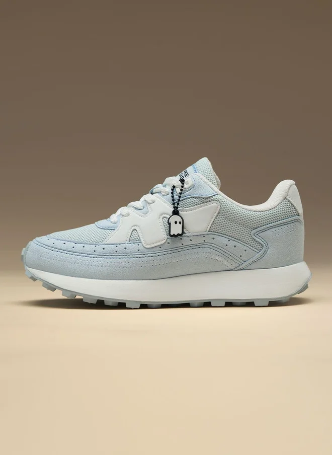 ذا سوليد ستور The Souled Store Women - Milano Printed Blue Low Top Sneakers