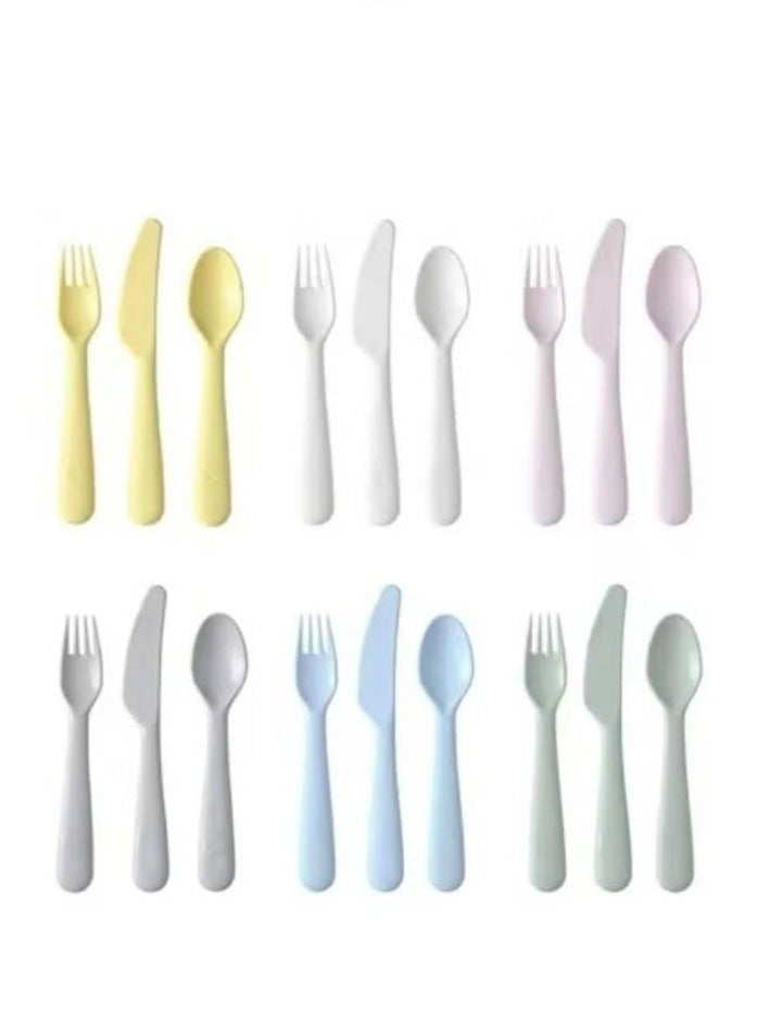 A safe and wonderful cutlery set to teach children how to train food - Image 1