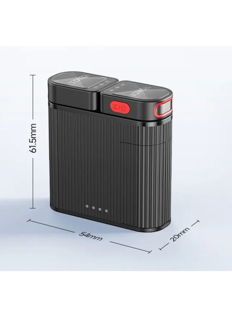 TOKQI Wireless 2-in-1 Magnetic Microphone Comopatible with Type-C and IOS for Content Creators  - Image 2
