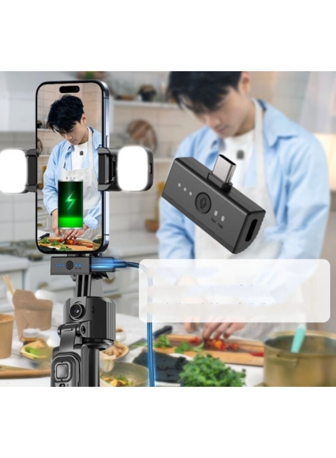 TOKQI Wireless 2-in-1 Magnetic Microphone Comopatible with Type-C and IOS for Content Creators  - Image 5