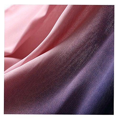 CYZLANN Women's Scarves 100% Silk Long Lightweight Scarfs for women（pink blue） - Image 2