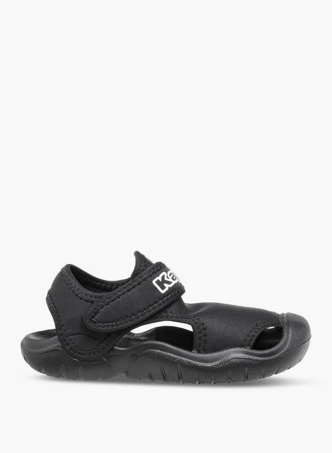 كابا صنادل أولاد بطبعة شعار وإغلاق بشريط لاصق - Image 1