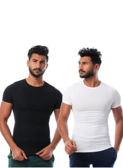 Bundle Of Two Short Sleeves Round Undershirt