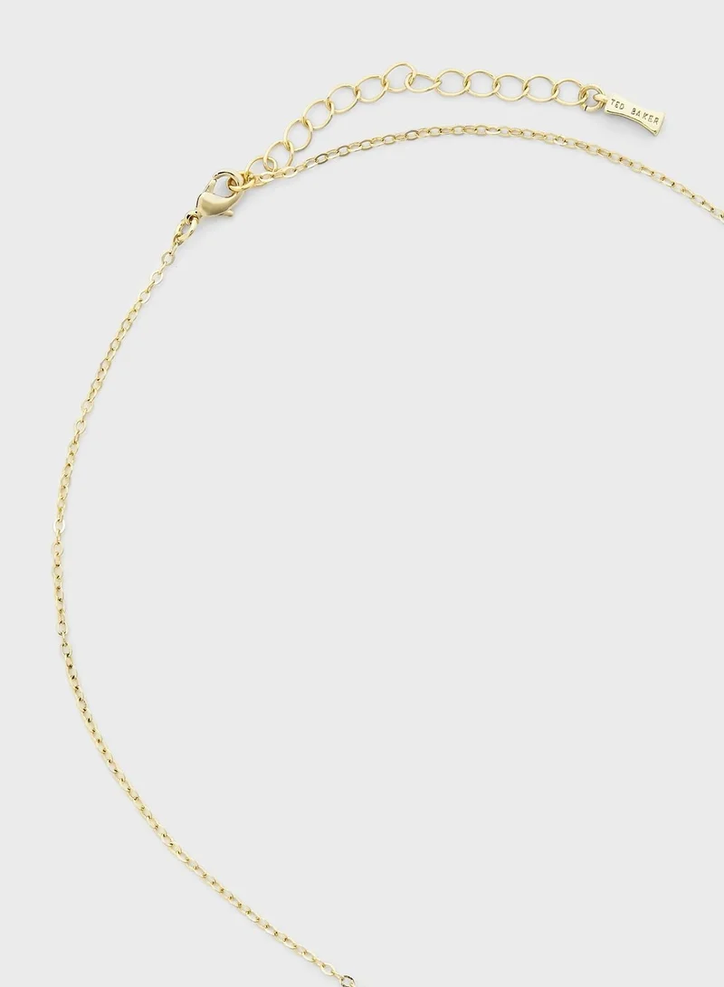 Ted Baker Myah Arrow Crystal Drop Pendant Necklace