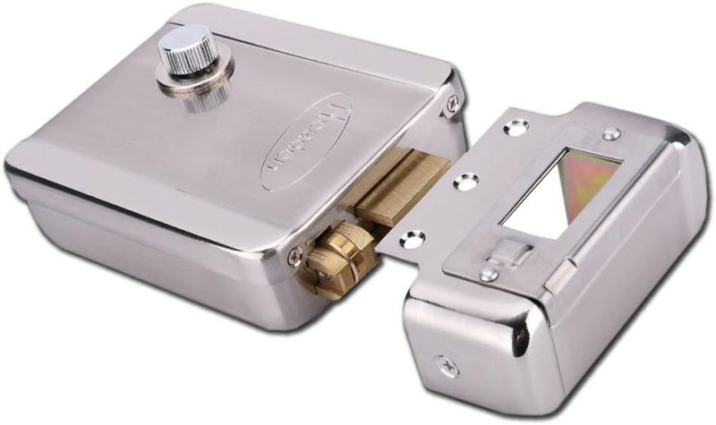 AMOCAM Electric Electronic Door Lock for Video Intercom Door Phone Vidoe doorbell DC 12V Stainless Steel E-Lock Support Wooden Glass Metal Fireproof Door - Image 2