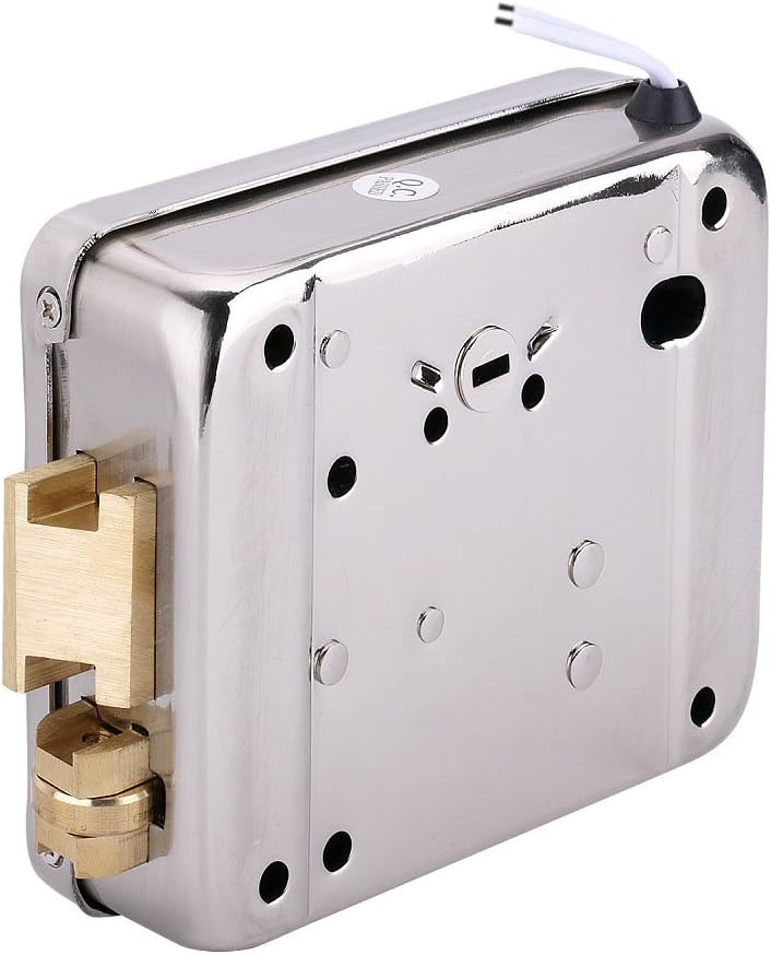 AMOCAM Electric Electronic Door Lock for Video Intercom Door Phone Vidoe doorbell DC 12V Stainless Steel E-Lock Support Wooden Glass Metal Fireproof Door - Image 4