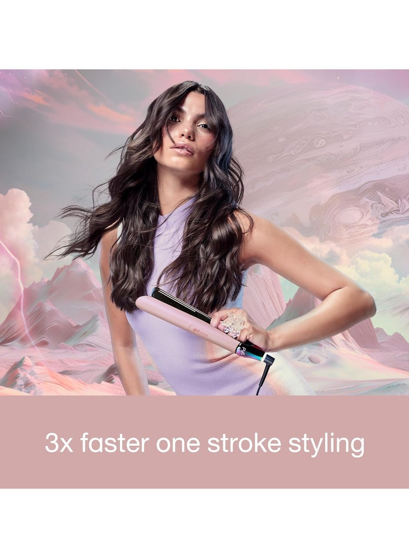 ghd Chronos Professional Styler - Our Best Hair Straightener, One Stroke High-Definition Results That Last 24hrs, 3X More Breakage Protection, 2X Less frizz, 20 sec Heat up, 10 min Sleep Mode | Pink - Image 4