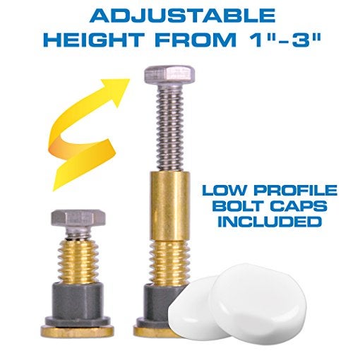 DANCO All-in-One Toilet Installation Kit, Perfect Seal Wax Ring & Zero Cut Bolts, Toilet Repair, Wax-Free, Mounting Toilet Bolts (10879X) - Image 3