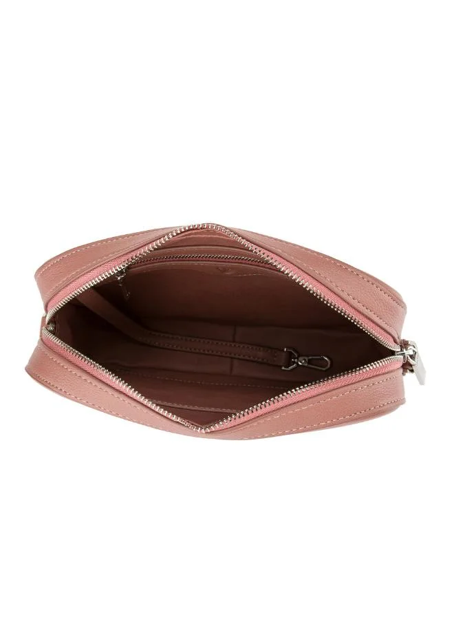فيجانولوجي Maze Crossbody Bag in Pink Made from 11 Recycled Bottles
