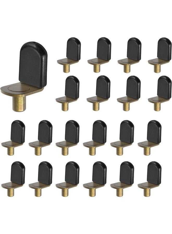 Oasisgalore Shelf pins, Glass Supports Furniture Cabinet Closet Bookcase Shelf Bracket-Style Pegs 30 Pack.  - Image 1