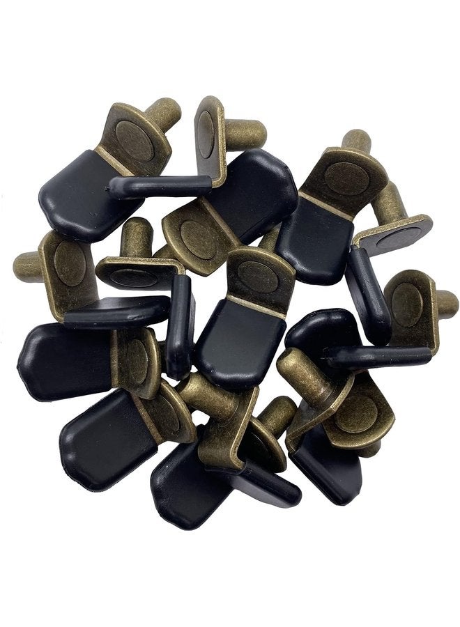 Oasisgalore Shelf pins, Glass Supports Furniture Cabinet Closet Bookcase Shelf Bracket-Style Pegs 30 Pack.  - Image 5
