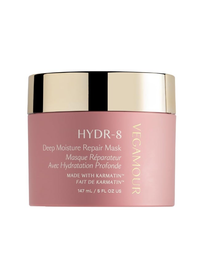 VEGAMOUR HYDR8 Deep Moisture Repair Mask Deep Conditioner Hair Mask Formulated Without Sulfates for Dry Damaged Frizzy Hair Floral Vanilla Scent 5 fl oz - Image 2
