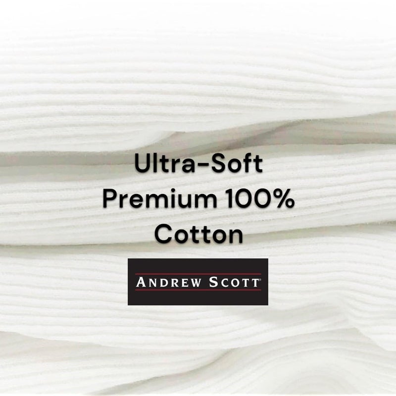 Andrew Scott Men's A Shirts | Cotton Tank Top Athletic Undershirts | Multi Packs & Colors - Image 5