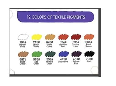 53 Arts Fabric Paint Set - 12 Colours x 12ml with Artist Brush, Permanent Textile Paint for Clothes, Canvas, Shoes & DIY Fabric Art - Image 4