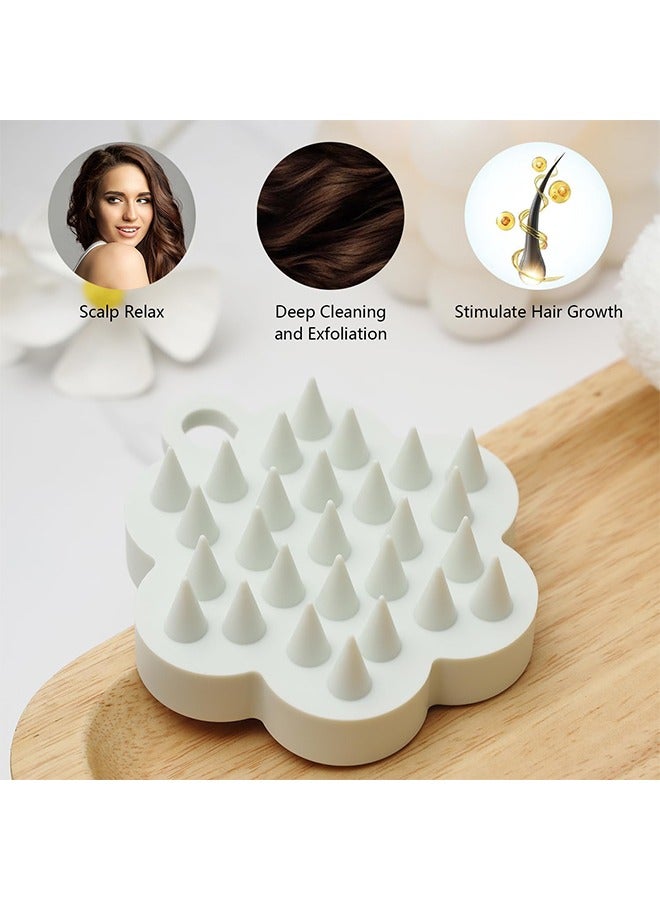 فرشاة شامبو سيليكون لتدليك فروة الرأس - Image 5