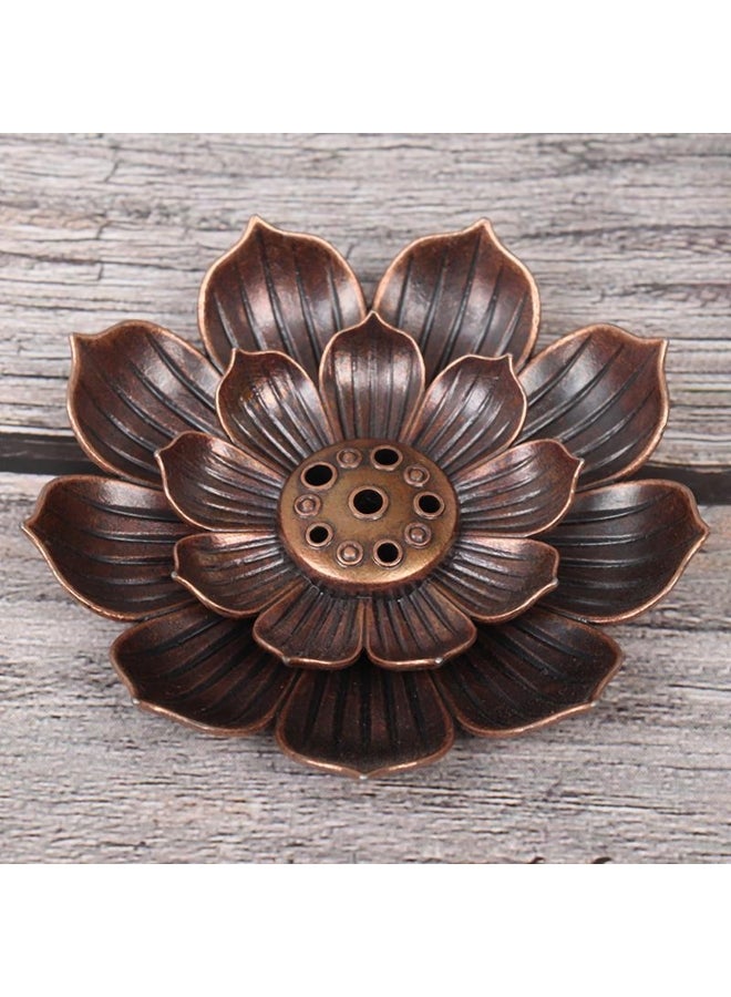 Aluminium Alloy Lotus Incense Burner  - Image 1