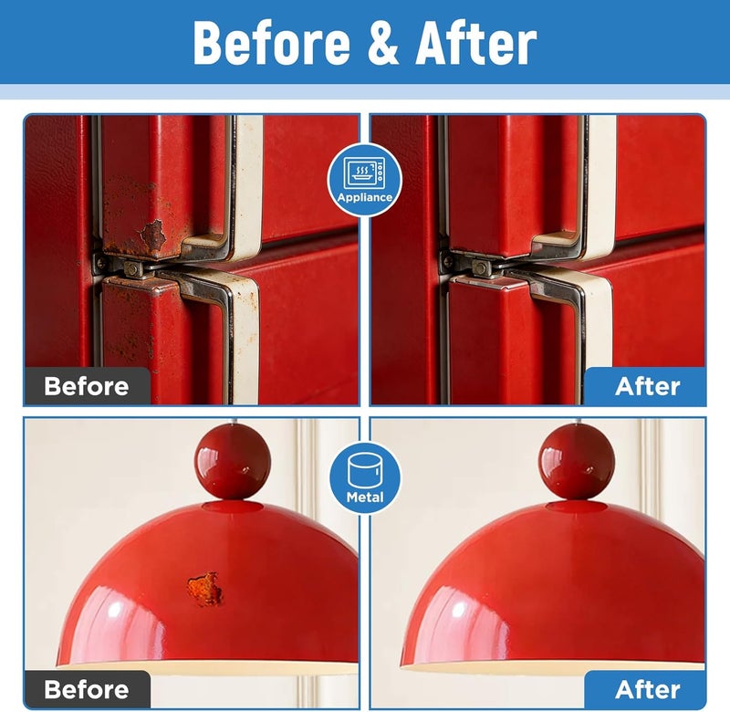 SENVEN Red Paint Multi Surface Apple Red Touch Up Paint Repair for Wall,Door,Cabinets,Wood,Furniture, Appliance,Tile,Porcelain,Touch Up Paint Pen for Refrigerators,Washers,Dishwashers,Microwave,Oven - Image 5