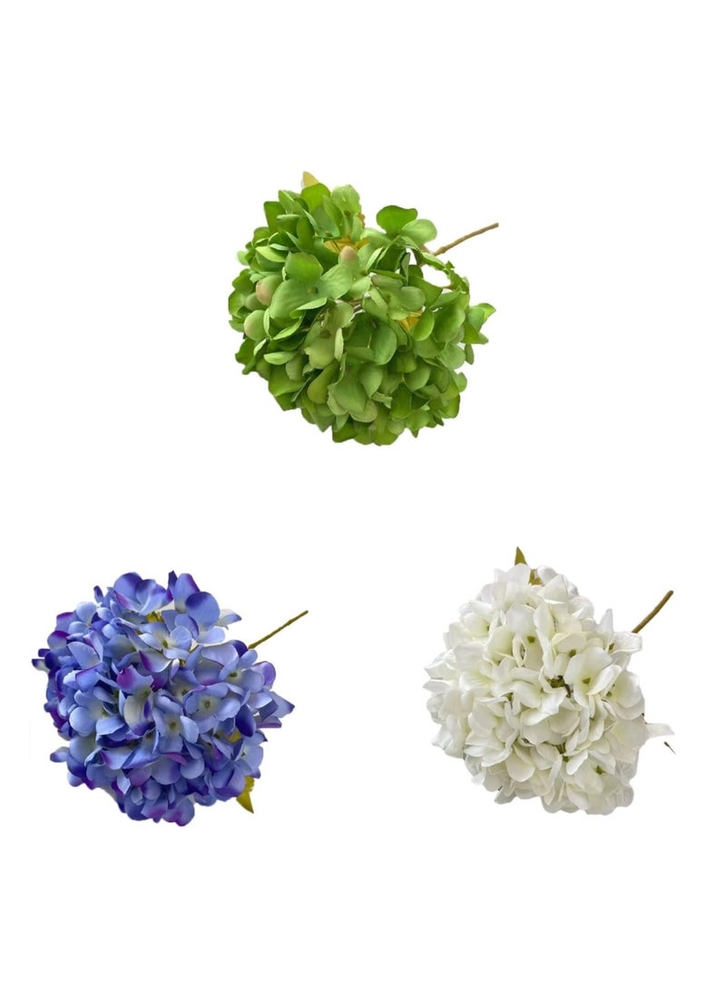 Huitich Pack of 3 Single & Double Dragon Play Hydrangea Beads for Stunning Wedding Decor Assorted - Image 1