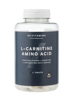 MYVITAMINS MyVitamins L-Carnitine Amino Acid 90 Tabs 
