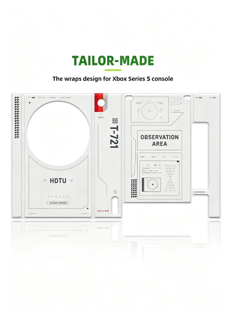 AOLION Magnetic Smart Wraps for Xbox Series S Console, Stafield Design Protective Cover Case for Xbox Series S Accessories with Premium PU Leather and Soft Inner Lining - Stafield Edition - Image 4
