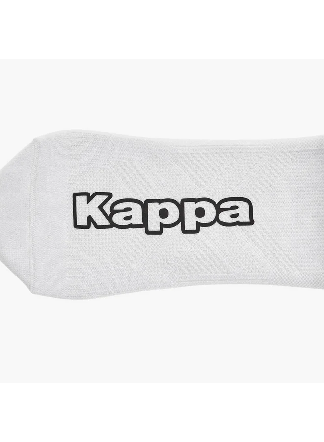 Kappa Men Logo Print Non Terry Trainer Socks - Set of 3