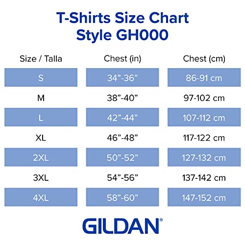 Gildan T-Shirt, Style GH000, White (2-Pack), 3X-Large - Image 5