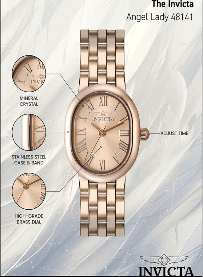 Invicta Women's Analog Quartz Watch with Stainless Steel Strap 48138, Silver, bracelet - Image 4