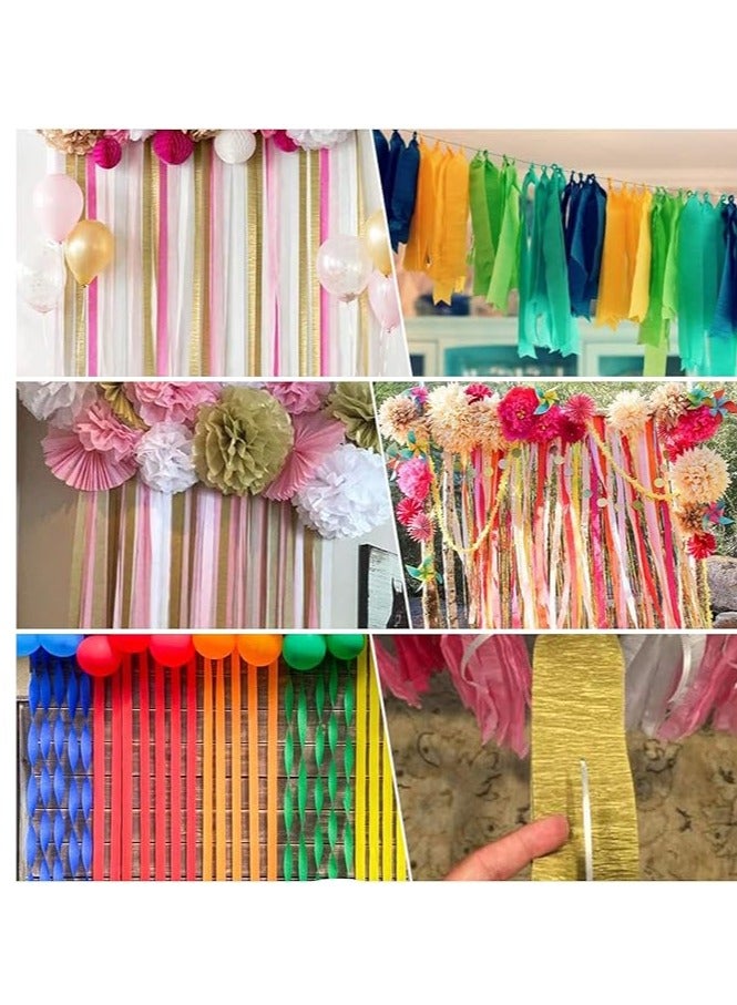 Flamingo Single Fold Crepe Paper 50cm×120cm Yellow Color - Image 3