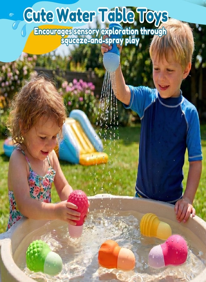 Babelshar Sensory Water Squeeze Bath Toys, 3Pack Silicone Pool Floating Bulb Toys for Toddlers Kids 1-3, Mold Free Textured Water Table Fidget Toys Stocking Stuffers Gifts for Baby Boys & Girls 2-4 - Image 3