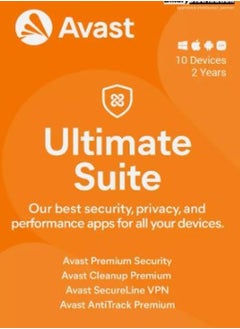 Avast Avast Ultimate Suite Multi-Device (PC, Mac, Android & iOS) (10 Devices | 2 Year) 