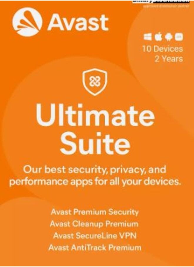 Avast - Avast Ultimate Suite Multi-Device (PC, Mac, Android & iOS) (10 Devices | 2 Year) - Image 1
