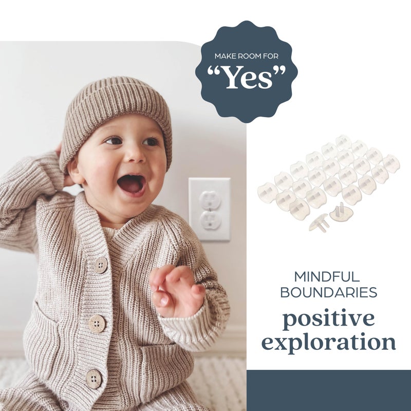 Dreambaby Plastic Baby Safety Outlet Plug Covers - 24 Pack - Outlet Covers Baby Proofing - Image 2