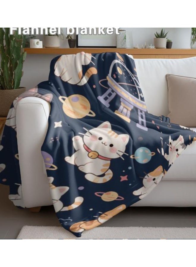 عام بطانية رقيقة من الفانيلا (حرارة ومريحة، ومناسبة للنوم واستخدام اللعبة والغبار والرمل) 150 سم * 200 سم - 342 - Image 3