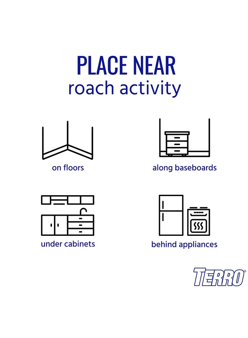 TERRO T500 Indoor Multi-Surface Roach Killing Bait Cockroach Killer - 6 Bait Stations - Image 5