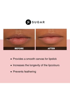 SUGAR Cosmetics - Seal The Show - Lip Primer - Lightweight Lip Primer With Hydrating Finish, For Longevity Of Lip Colour  - Image 3