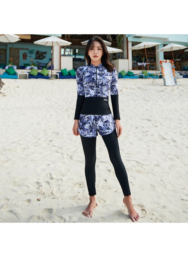 New Direct Diving Suit Split Long Sleeve Sunscreen Quick-drying Swimsuit Couples Men And Women Jellyfish Suit