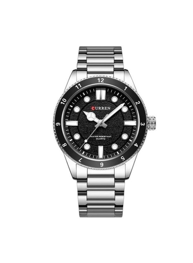 CURREN 8450 Top Luxury Brand Original Men's Quartz Watch Fashion Steel Strap Casual 30M Waterproof - Image 1