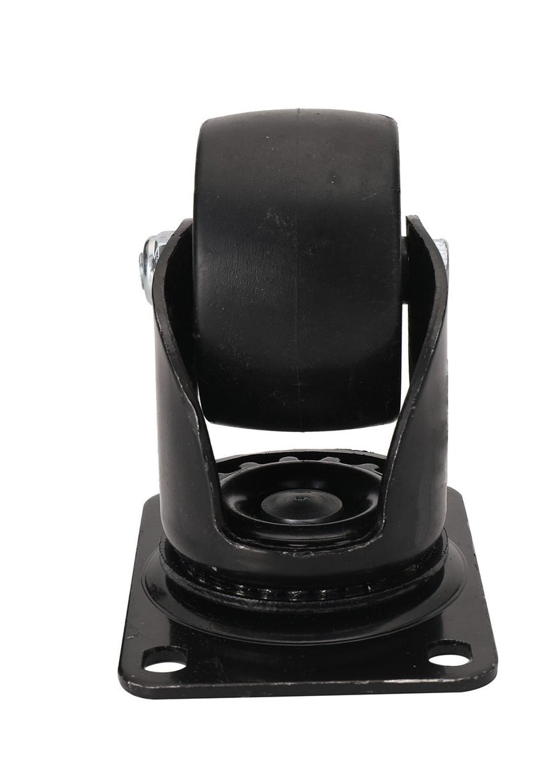 BMB tools Havy duty Black Low Gravity Medium Duty Caster - Swivel Plate 75mm  Fixture Thickness 3.0MM - Image 2