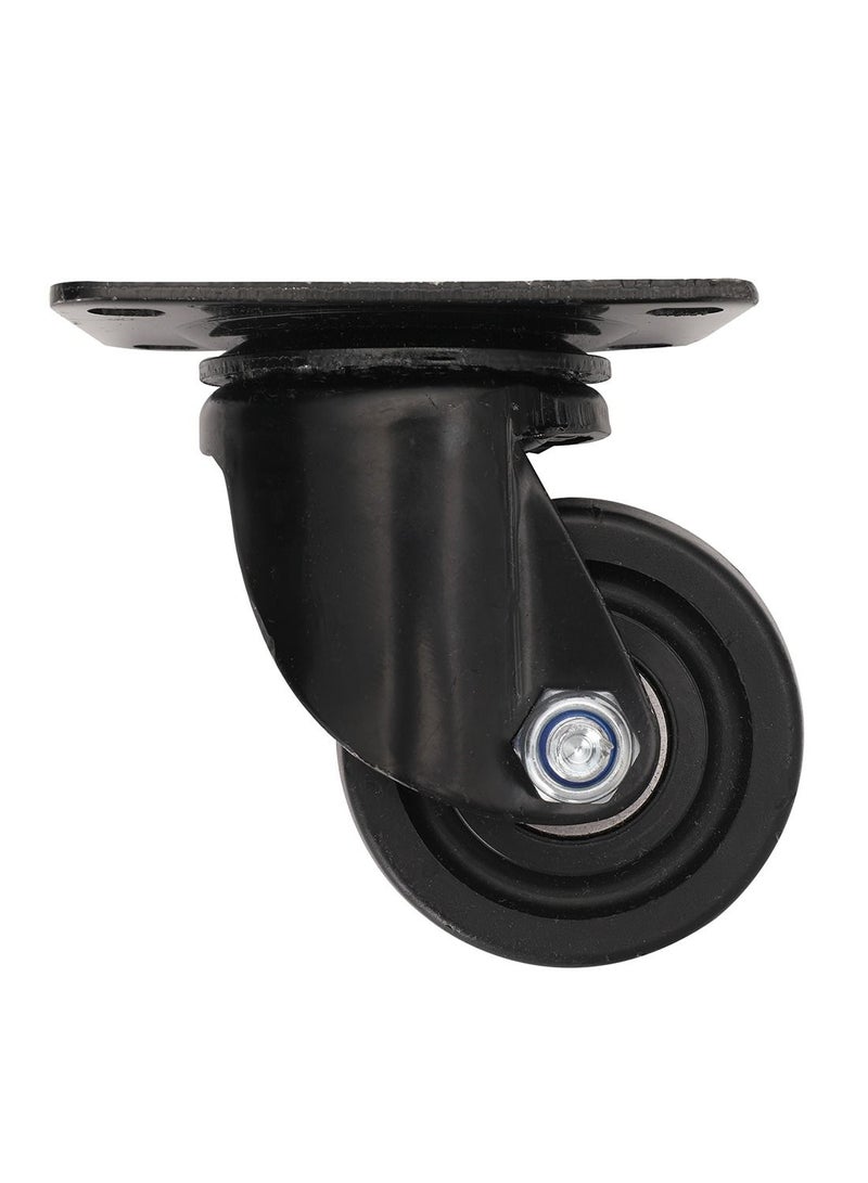 BMB tools Havy duty Black Low Gravity Medium Duty Caster - Swivel Plate 75mm  Fixture Thickness 3.0MM - Image 3