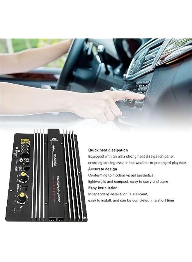 Generic Car Audio High Power Amplifier Board, 12V 1800W Powerful Bass Sub woofer Board Amp for Car Speaker Modification, DIY Module Automotive Stereo Amp Board  - Image 3