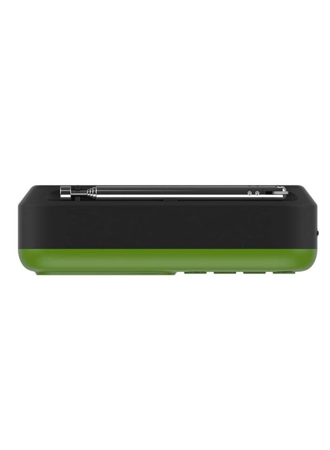S1 Elderly Radio Drama Music Player Portable Personal Stereo Speaker Charging Card Insert (green)