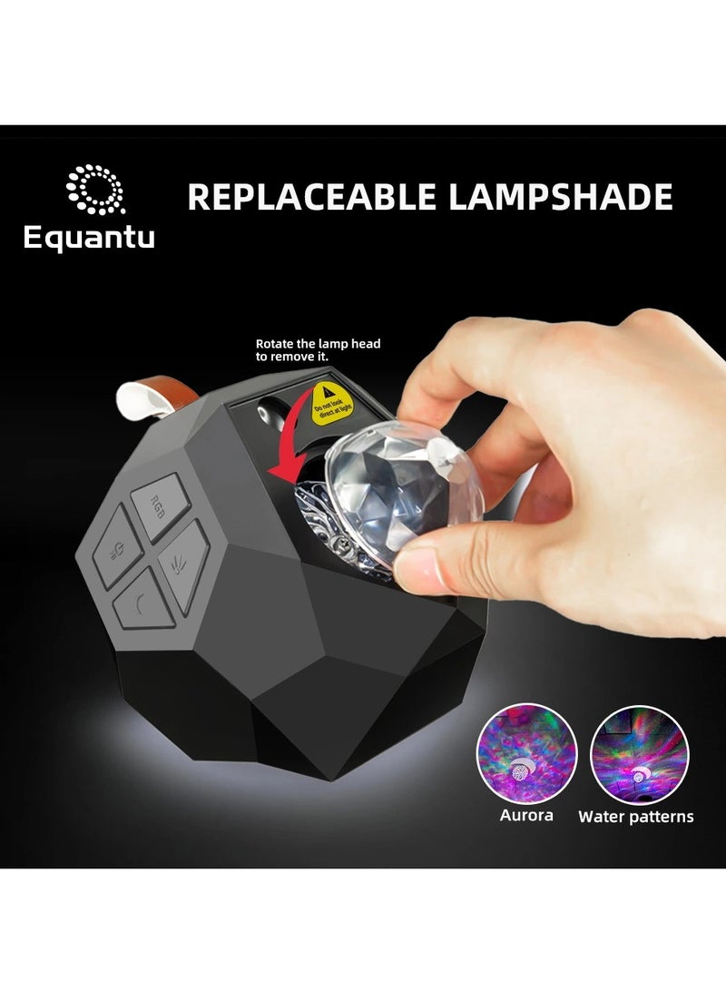 Equantu Galaxy Projector Quran Speaker SQ959 – LED Moon & Star Projector with Quran Recitation, Relaxing Night Light, Adjustable Settings for Spiritual Ambiance, Ideal for Bedrooms, Prayer Rooms & Meditation - Image 2