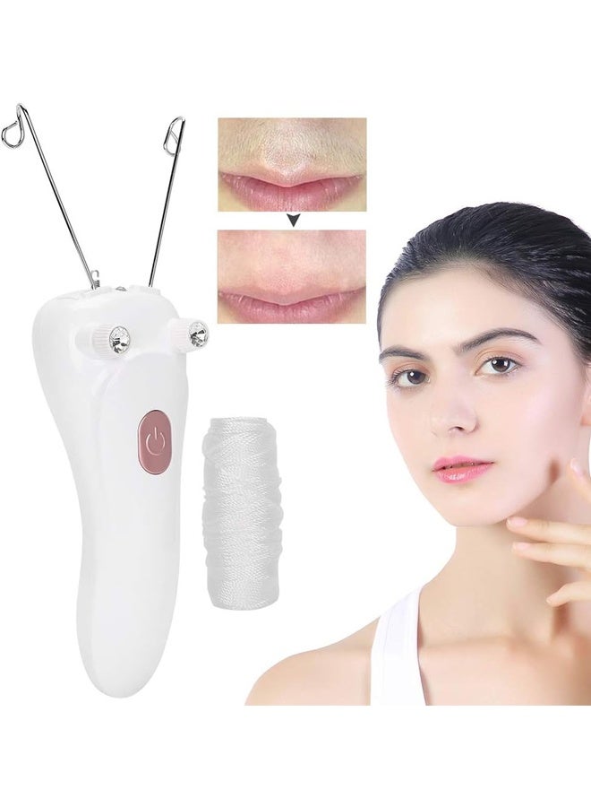 PULUZ Threading Hair Removal, Hair Removal Device, Electric Threading Epilator USB Hair Remover for Facial & Body Hair Removal with Cotton Thread Roll - Image 1